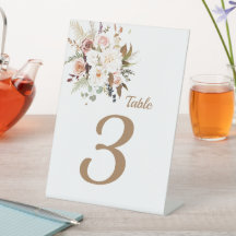 Boho Soft farbige Rose/weiße Blume