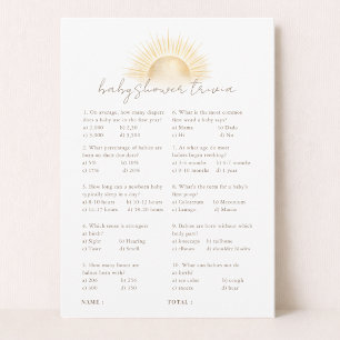Boho Soleil Voici venir le fils Carte de jeu pour 