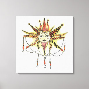 Boho Soleil Wrapped Canvas Leinwanddruck