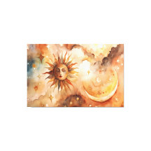 Boho Sonne & Mond | Minimaler Himmelsschmuck für Z