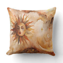 Boho Sonne & Mond | Minimales himmlisches Dekor fü