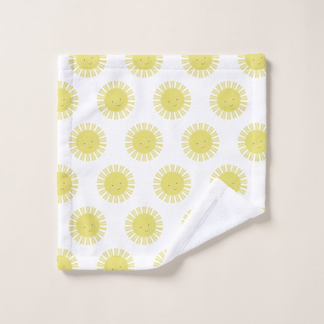 Boho-Sonnenmuster Waschlappen (Waschlappen)