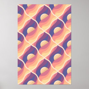 Boho-Sonnenuntergang Poster