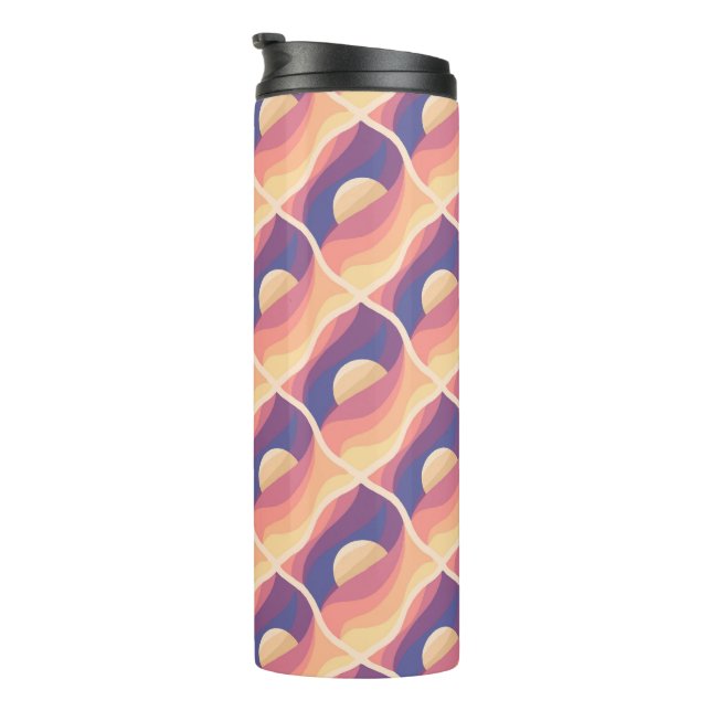 Boho-Sonnenuntergang Thermosbecher (Nach rechts gedreht)