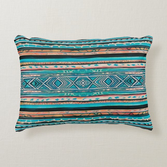 Boho Southwest Inspiriert Tote Bag Dekokissen (Vorderseite)