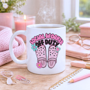 Boho-Sozialarbeiterin außer Dienst Kaffeetasse