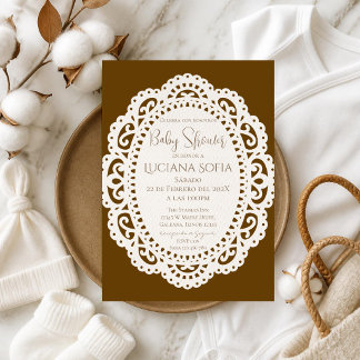 Boho spanische Babyparty-Einladung für Mädchen Einladung