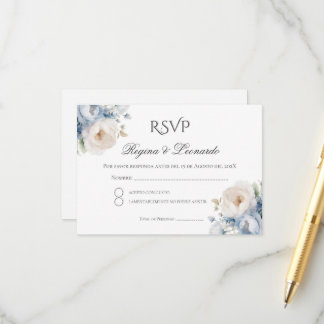 Boho spanische Hochzeit RSVP Karte