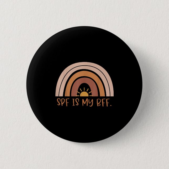 Boho Spf ist meine Beste Freundin Dermatologie Der Button (Vorderseite)