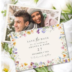 Boho Spring Wildblumen Botanischer Garten Einladung
