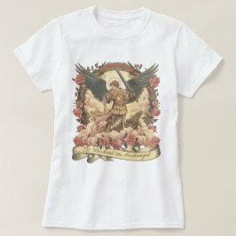 Boho St. Michael Archangel Traditionell katholisch T-Shirt