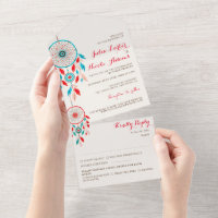 Boho-Stammfeder-Traumfänger-Hochzeit
