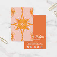 Boho Stars Earring Necklace Juwelier Display Card