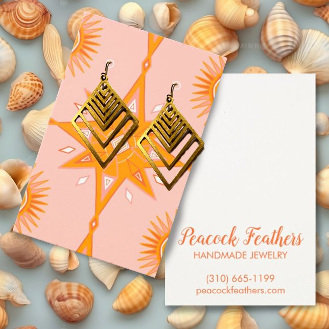 Boho Stars Earring Necklace Juwelier Display Card (Von Creator hochgeladen)