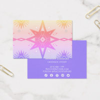 Boho Stars Earring Necklace Juwelier Display Card