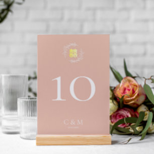 Boho staubige Rosa-Laubkäfer moderne chinesische H Tischnummer