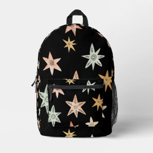 Boho Sterne Bedruckter Rucksack