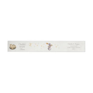 Boho Storybook Dragon Baby Shower Rücksendeadresse