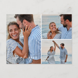 Boho-Strand-Foto-Hochzeit-Dankeschön-Postkarte Postkarte