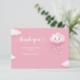 Boho Strawberry Baby Shower Berry Sweet Vielen Dan Begleitkarte