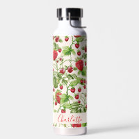 Boho Strawberry Fruit Greenery Personalisierter Na