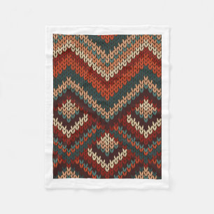 Boho-Strickmuster Winter-Wurfdecke Fleecedecke