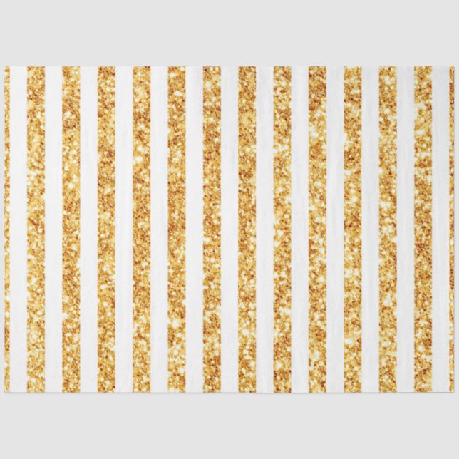 Boho Stripes Collection für den vertikalen Glitzer Seidenpapier (Vorderseite)