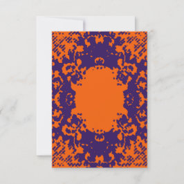 Boho Style Halftone Grunge Texture Einladung