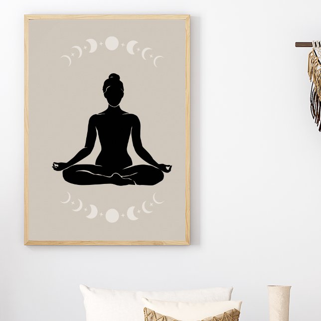 Boho Style Yoga Pose Gift of Yoga Poster (Von Creator hochgeladen)