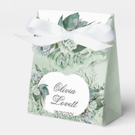 Boho Succulent Greenerity Brautparty Geschenkschachtel