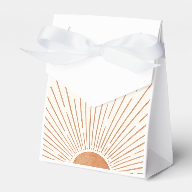 Boho sun Baby Duschbox Geschenkschachtel (Vorderseite)
