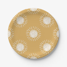 Boho Sun Baby Duschpapier Teller