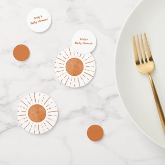 Boho Sun Baby Shower Konfetti
