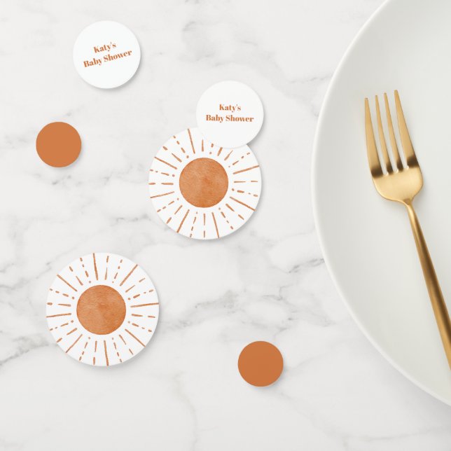 Boho Sun Baby Shower Konfetti (Gruppe)