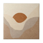 Boho Sun Desert Sand Fliese<br><div class="desc">Abstrakte bohische Sonne,  Wüste und Sand in Creme,  Terrakotta,  Sandfarben. Ideal für Küchen-Backsplash-Akzent,  Badezimmerfliesen,  Single Keramik dekorative Fliesen,  und andere kreative Anwendungen für Sie DIY Zuhause Projekte. In 2 Größen erhältlich.</div>