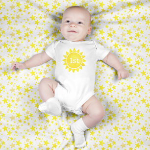 Boho Sun Little Sunshine Baby Bodysuit - 1. Geburt Strampler