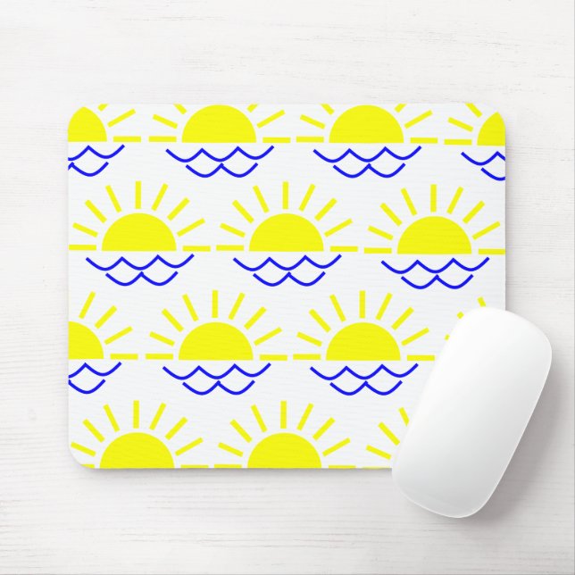 Boho Sun Mousepad (Mit Mouse)