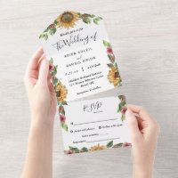 Boho Sunflower Song Request UAWG Wedding