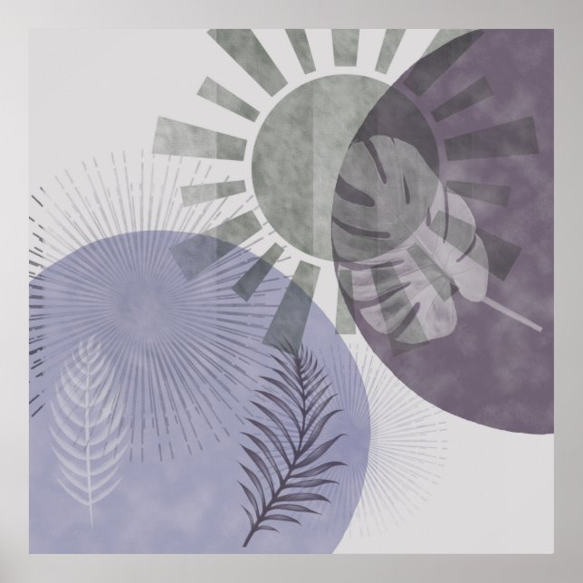 Boho Sunrise Poster (Vorne)