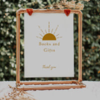 Boho Sunshine Baby Duschbücher und Geschenke Unter