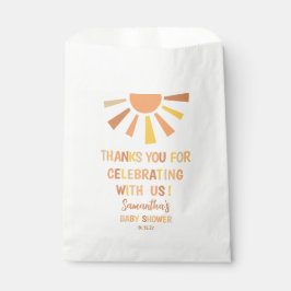 Boho Sunshine Baby Shower Geschenktütchen