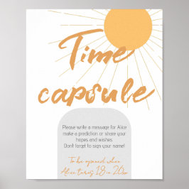 Boho sunshine Birthday Time Kapsel Poster