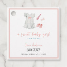 Boho Sweet Pink Girl Outfit Babydusche