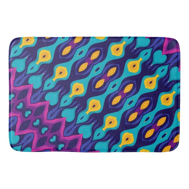 Boho Teardrop Tides Badematte (Vorderseite)