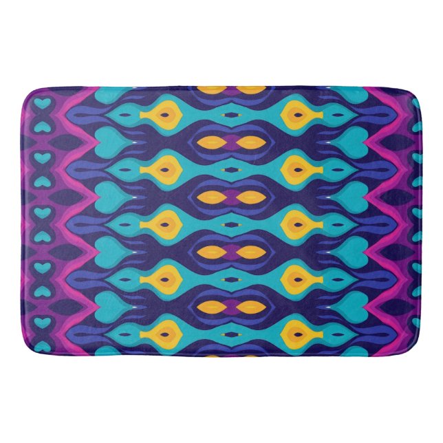 Boho Teardrop Tides Badematte (Vorderseite)