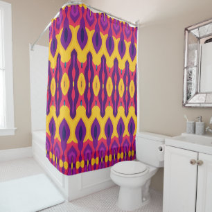 Boho Teardrop Tides Duschvorhang