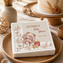 Boho Teddy Bear Baby Shower