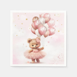 Boho Teddy Bear Bear Bearly Wait Pink Girl Baby Du Serviette