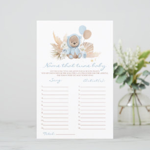 Boho Teddy Bear Name, dass Tune Baby Showspiel