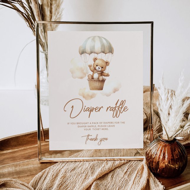 Boho Teddy trägt Windelpreisraffinerie Poster (Von Creator hochgeladen)